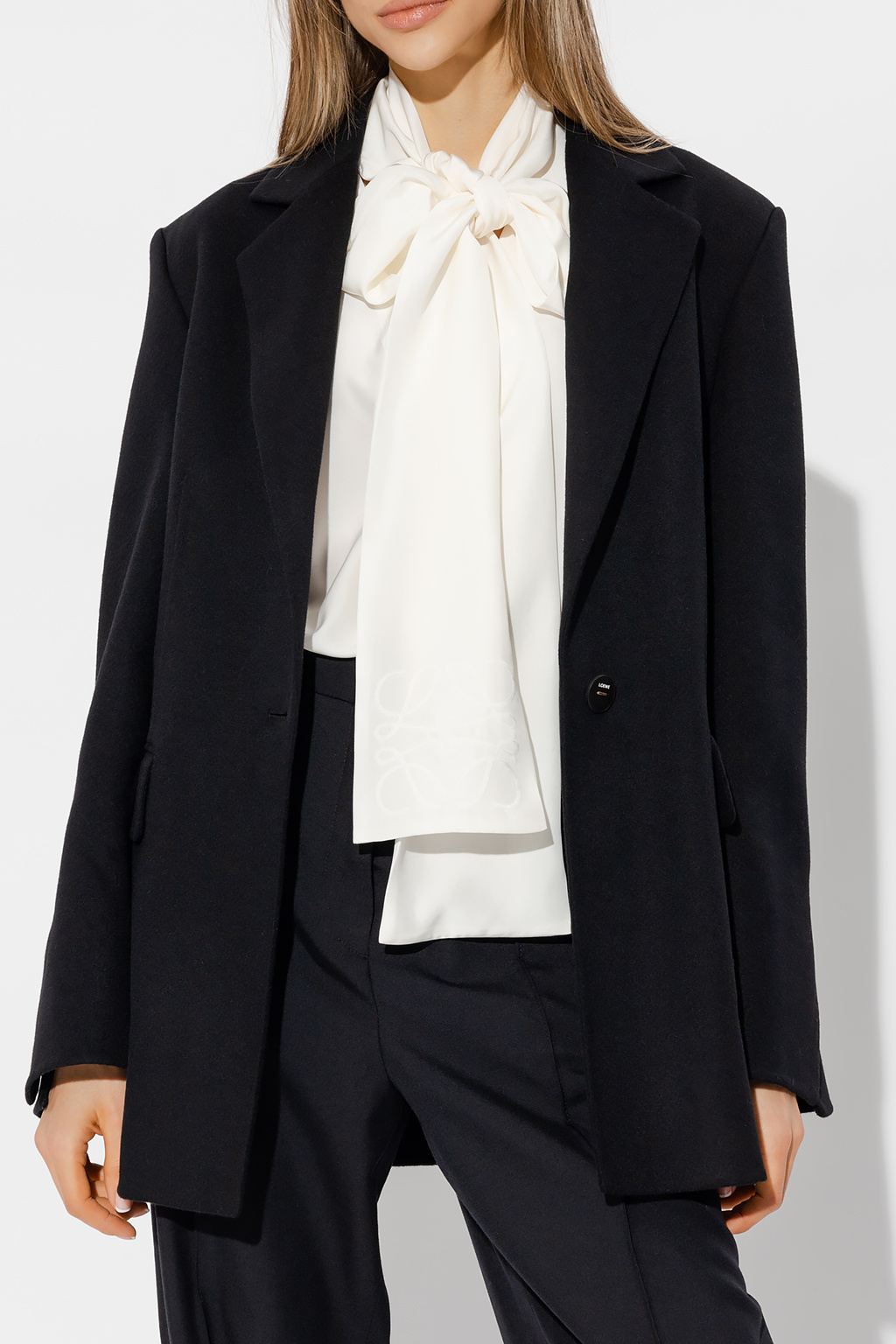 【関税&送料込】Loewe Brown Wool Blazer Loewe Brown Wool Blazer | italist